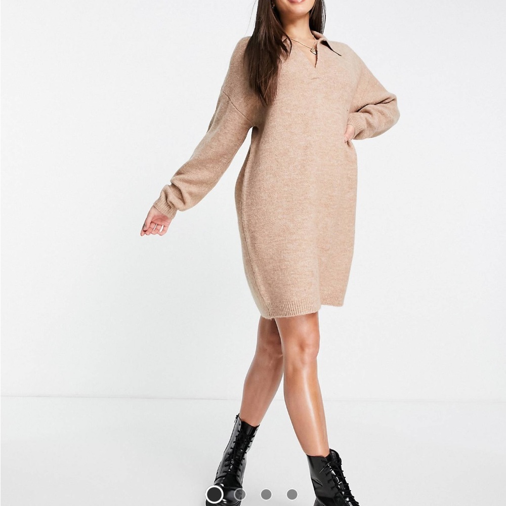Brown Sweater Dress